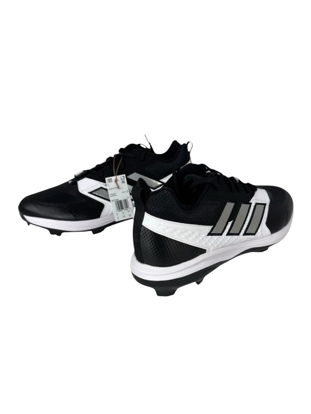 Adidas Men's 17 ICON 8 TPU Baseball‎ Cleats B&W NWOB